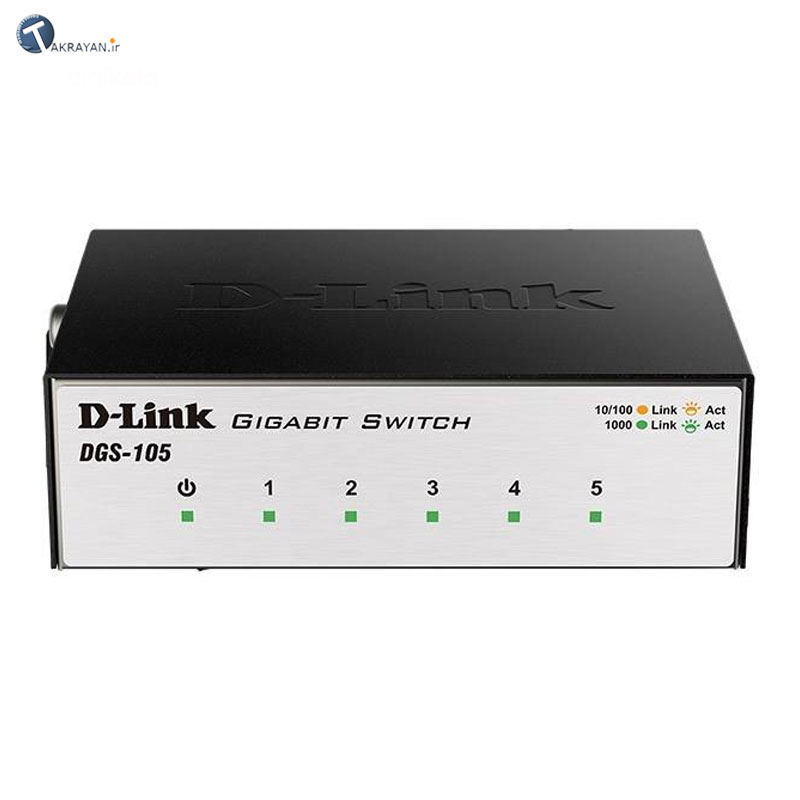 D-Link DGS-105 5-Port Gigabit Desktop Switch